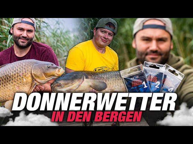 Donnerwetter in den Bergen ️ | Karpfenangeln   am großen Natursee  | P.R. Baits | Boilie