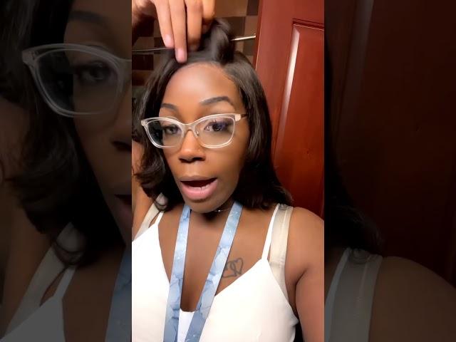 Glueless Lace Front Wig #shorts #lacefrontwig #gluelesslacefrontwigs
