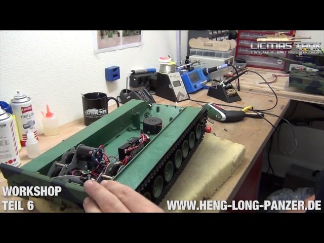 6. Teil RC Panzer Workshop - Getriebewechsel am Heng Long Leopard 2 A6 Panzer von licmas-tank