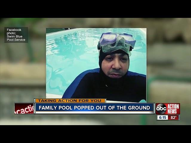 Tampa family’s pool pops out of the ground after hiring unlicensed pool contractor