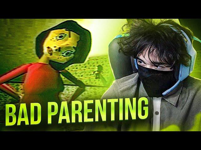 ROSTIKFACEKID ИГРАЕТ В КРИПОВЫЙ ХОРРОР Bad Parenting | UGLYFACEKID