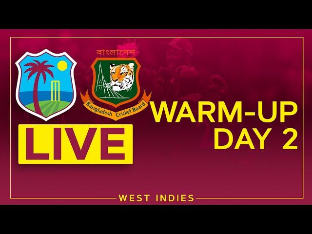  LIVE | CWI Select XI v Bangladesh | Warm-Up | Day 2