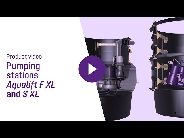 Product video - Aqualift F XL and S XL pumping stations