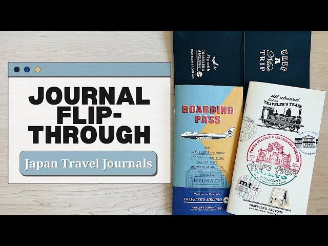 Journal Flip-Through | Japan Travel Journals