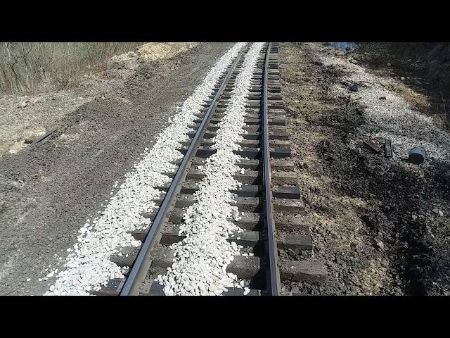 Dumping Ballast in Skeleton Track