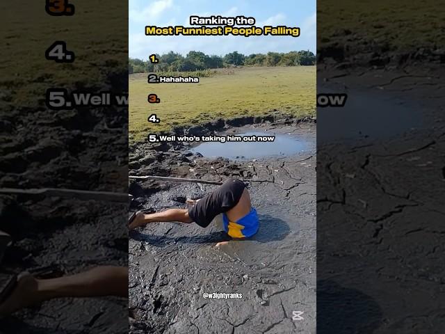 Ranking The Top 5 Most Funniest People Falling || #funny #people #ranking #memes #shorts