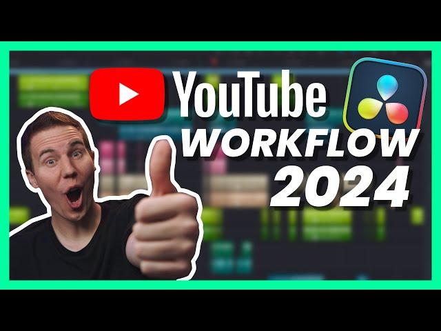 Best YouTube Editing Workflow in 2024! - DaVinci Resolve Video Editing Tips!