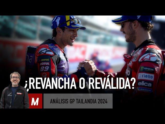 Jorge Martín vs. Pecco Bagnaia: otra vez ellos dos | Análisis del GP de Tailandia, con Juan Martínez