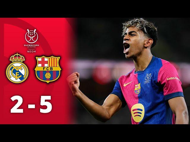 Yamal eröffnet Clásico-Klatsche! Barca demütigt Real im Supercup-Finale | Real Madrid - FC Barcelona