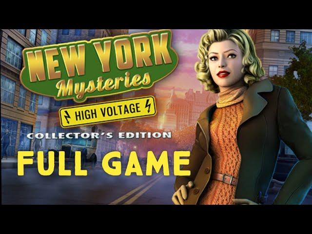 New York Mysteries 2 High Voltage Full Game Walkthrough