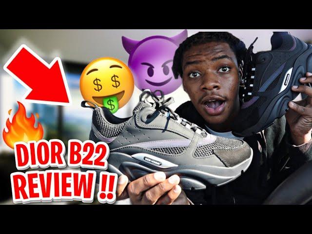 THE BEST DESIGNER SNEAKER DIOR B22 | REVIEW + ON FEET