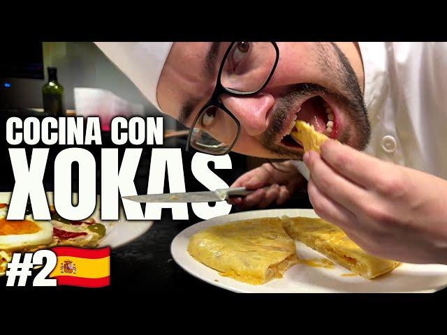 COCINANDO con XOKAS ‍ ESPAÑA  #2 ¡TORTILLA PERFECTA!