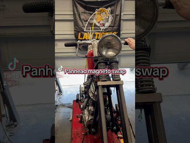 Magneto for the panhead.  #motorcycle #harleydavidson #panhead #shovelhead #chopperstyle #biker