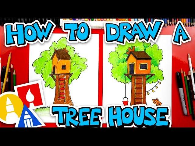 How To Draw A Treehouse