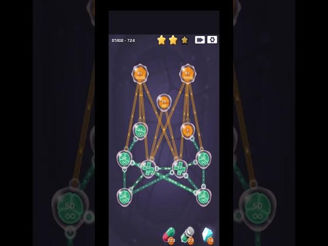 Cell Expansion Wars Level 724 Walkthrough #shorts