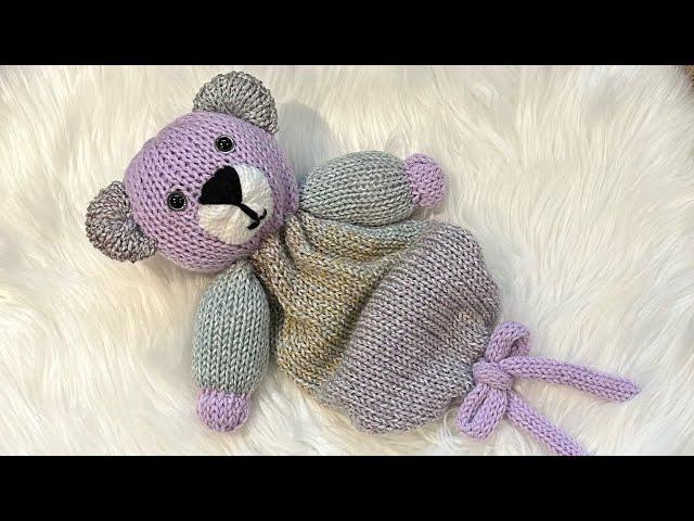 Teddy Bear Pajama Bag ~ Addi / Sentro / Circular Knitting