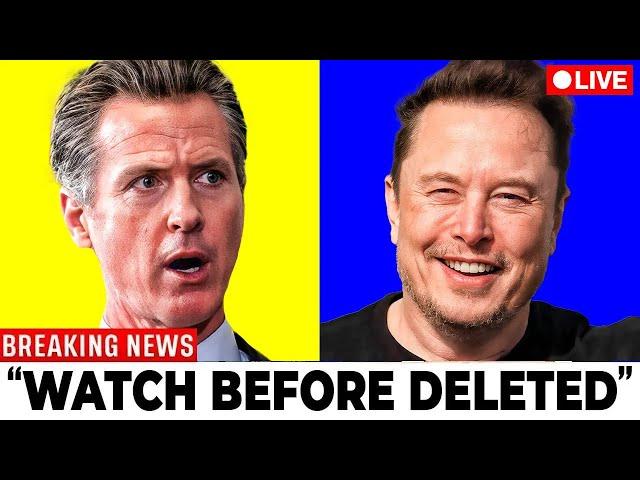 Elon Musk JUST CONFRONTED Gavin Newsom & He COMPLETELY Loses It