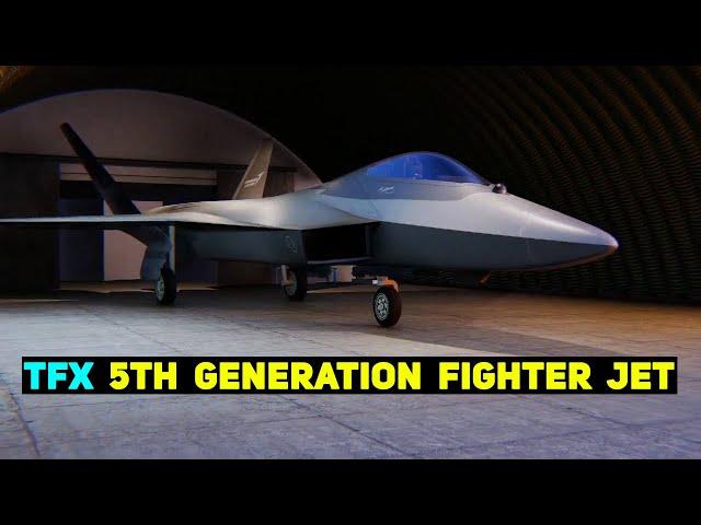 Turkish TFX 5th Generation Fighter Jet | CGI