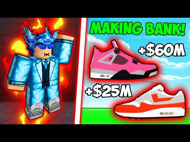 Making BANK In Sneaker Resell Simulator! Sneaker Con Hustle #32 (Roblox)