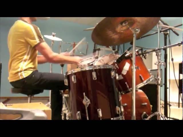 Mattias Holmgren playing some drums - quick jam