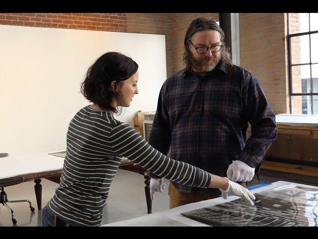 John Chiara at Crown Point Press, 2016 (5 minutes)