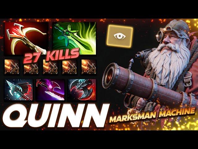 Quinn Sniper Marksman Machine - Dota 2 Pro Gameplay [Watch & Learn]