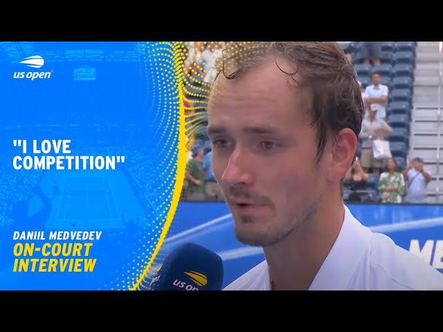 Daniil Medvedev On-Court Interview | 2024 US Open Round 1