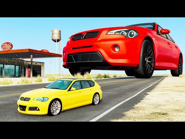 Biggest car vs Smallest car #2 -  Beamng drive