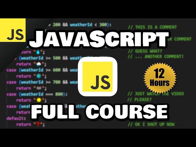 JavaScript Full Course for free  (2024)