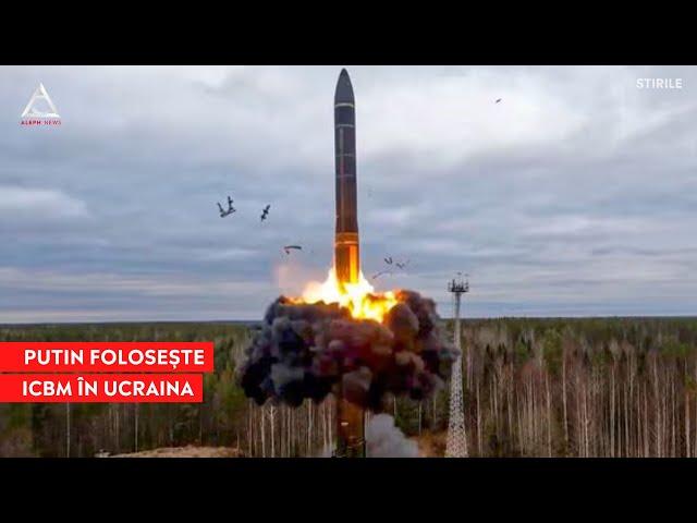 ATENȚIE: Rusia a atacat pentru prima dată Ucraina cu rachete intercontinentale balistice