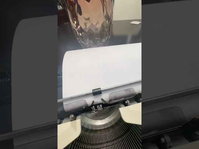 Commemorative typewriter ribbon replacement post