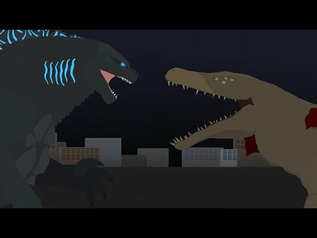 GODZILLA vs SCP 682 REMATCH | Stick Nodes Animation