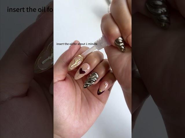 loved Pen with Foolproof Operation, Effortless Removal in Two Steps#sassytip #nails #removal