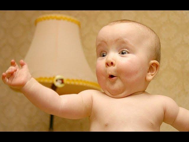 Funniest Surprised Babies Will Make You LAUGH 100 % - Funny Babies Compilation