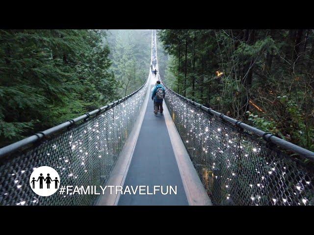 CAPILANO Suspension Bridge Park & Canyon Lights - A Full Visual Tour in Vancouver, Canada