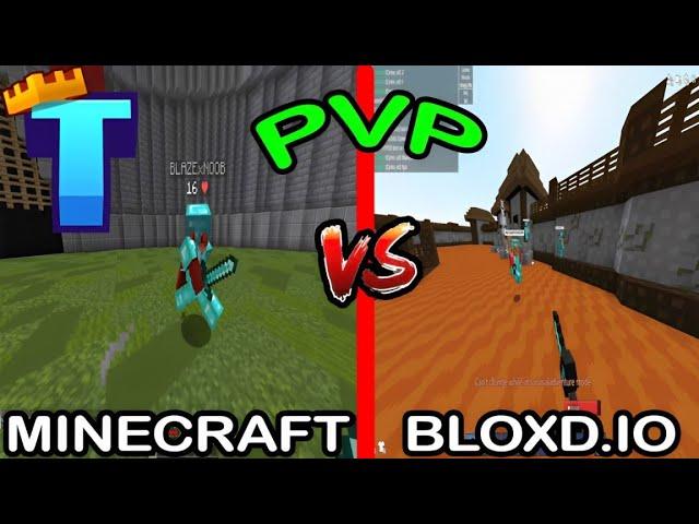 MINECRAFT vs BLOXD.IO PVP !? || Bloxd.io