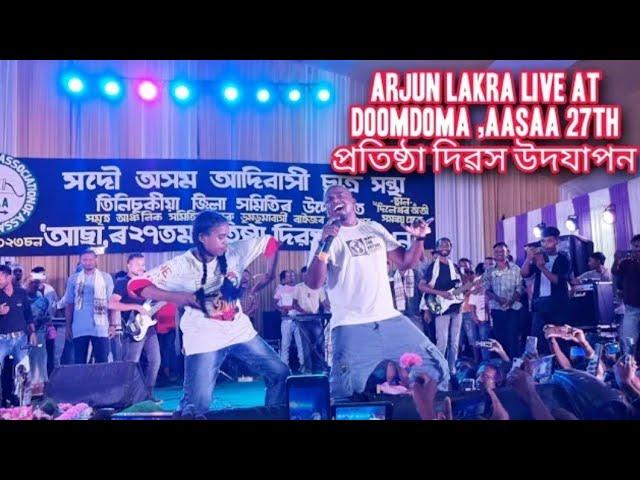 Arjun Lakra Live stage programs preference at domdooma ll BU creation