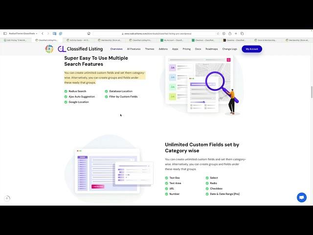 RadiusTheme Classified Listing Pro - No Recurring Membership Payments