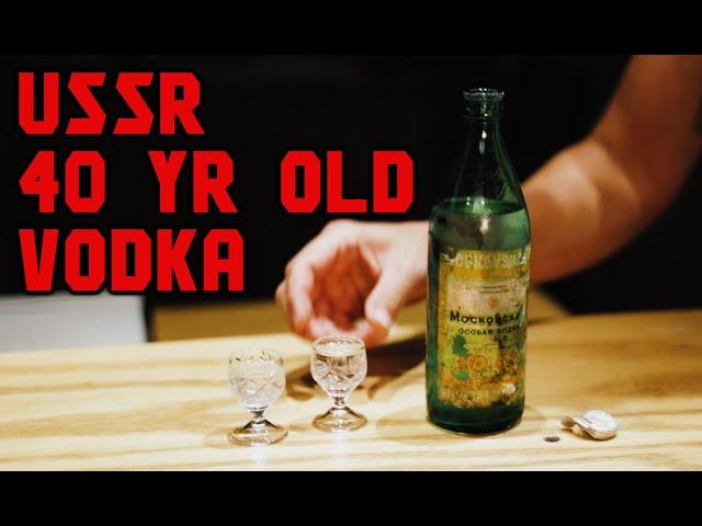 Moskovskaya USSR 40 year old Vodka