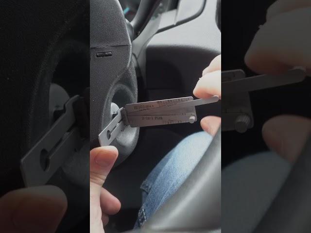 Lock Pick Tool vs Ford Ignition #lockpicking #cars #carguy #shorts #hacker