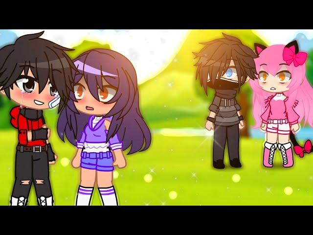 That is my fake smile‼️meme || Aphmau x ️Aaron #gacha #aphmaucrew