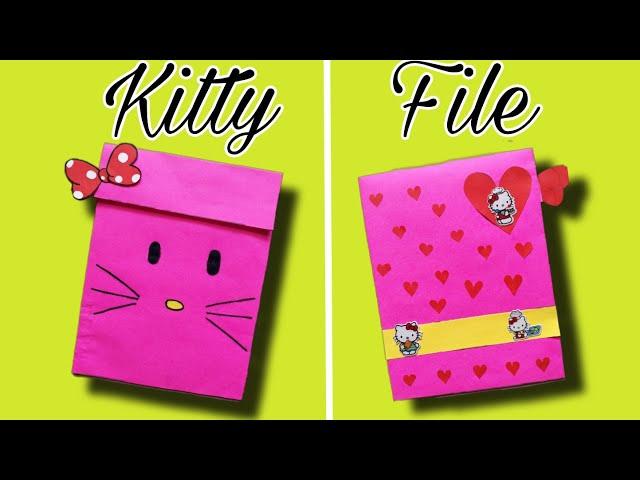 DIY Kitty File Making |Easy Handcrafting |Sister's Arts And Crafts