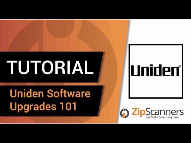 Uniden Software Upgrades 101