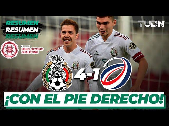 Resumen y goles | México 4-1 Rep Dominicana | Preolímpico Tokyo 2020 | TUDN