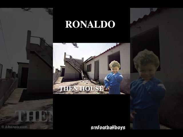 Messi,Ronaldo,Neymar Then and now house_#shortvideo.