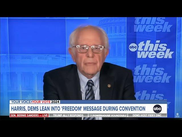 Bernie Sanders PERFECT ANSWER to divisive interviewer