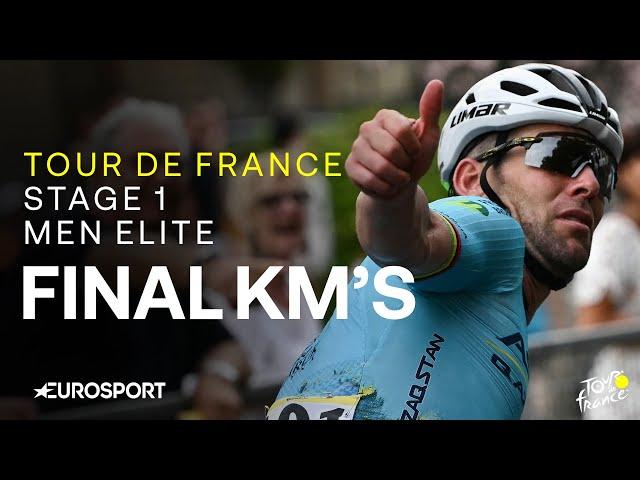 WHAT A START!  | Tour de France Stage 1 Final Kilometres | Eurosport Cycling