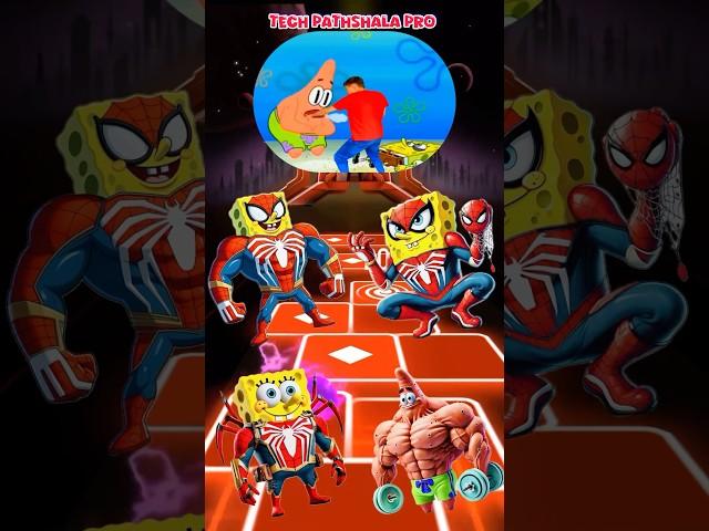 Spongebob Squrepants  Patrick Bro Hacker  Cho Cho Charles ⏩ Tiles Hop #coffindance #shorts