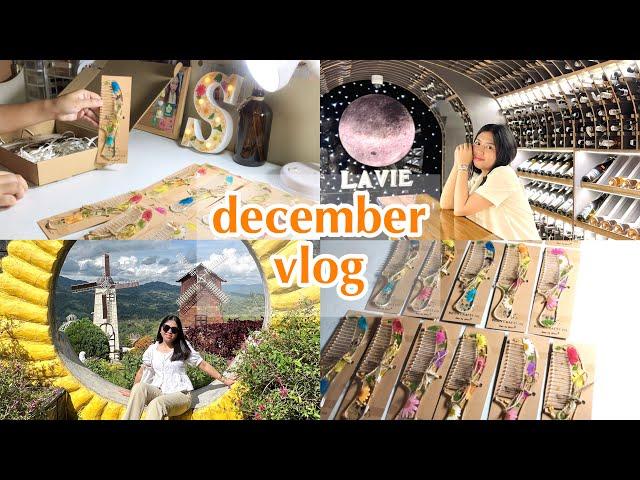 December Vlog | Christmas Resin Orders, Cebu Trip, Fieldwork