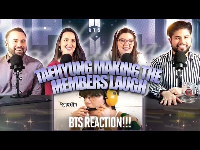 BTS "Taehyung can effortlessly make the members laugh so hard" Reaction - HAHA Tae  | Couples React